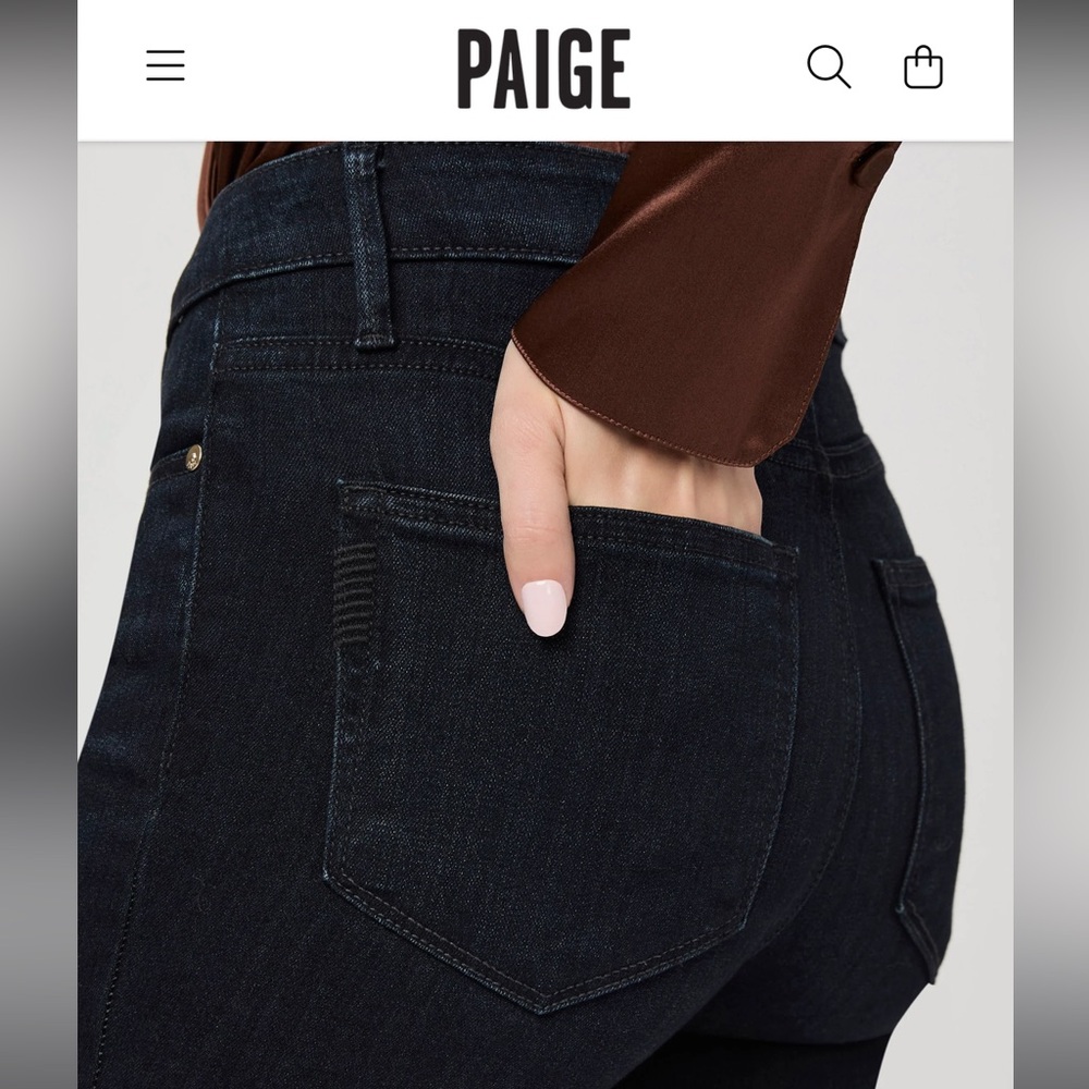 Paige Denim NWT Hoxton Straight dark wash 32” inseam